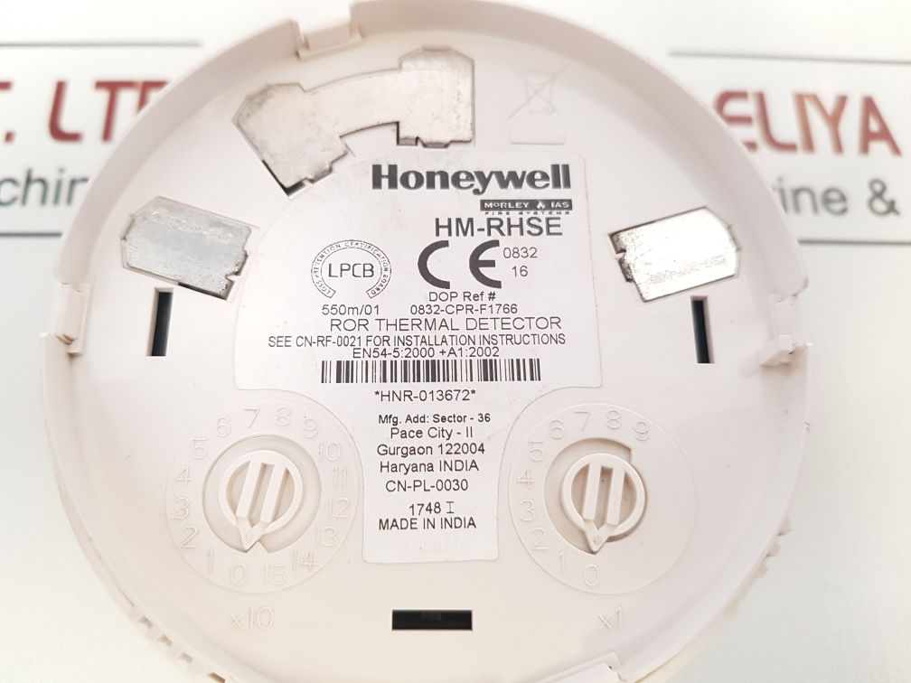 Honeywell Hm-rhse Ror Thermal Detector Fire System