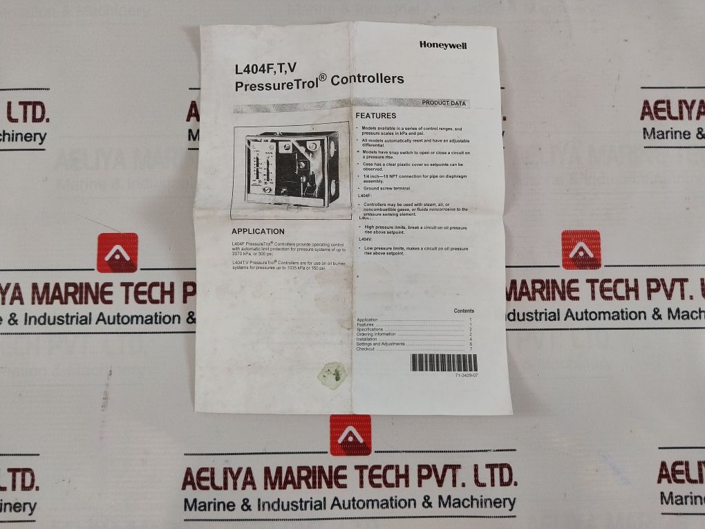 Honeywell L404F 1102