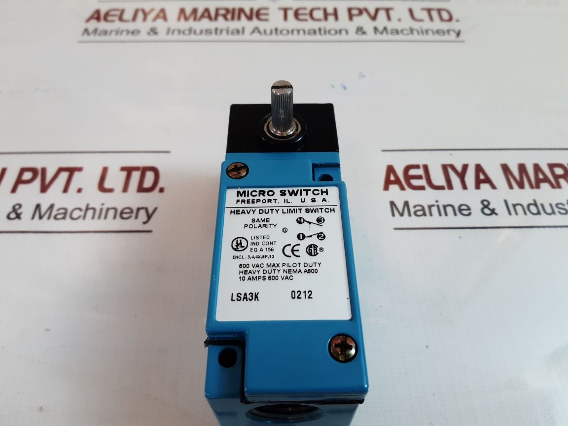 Honeywell Lsa3K Heavy Duty Limit Switch 10 Amps 600 Vac