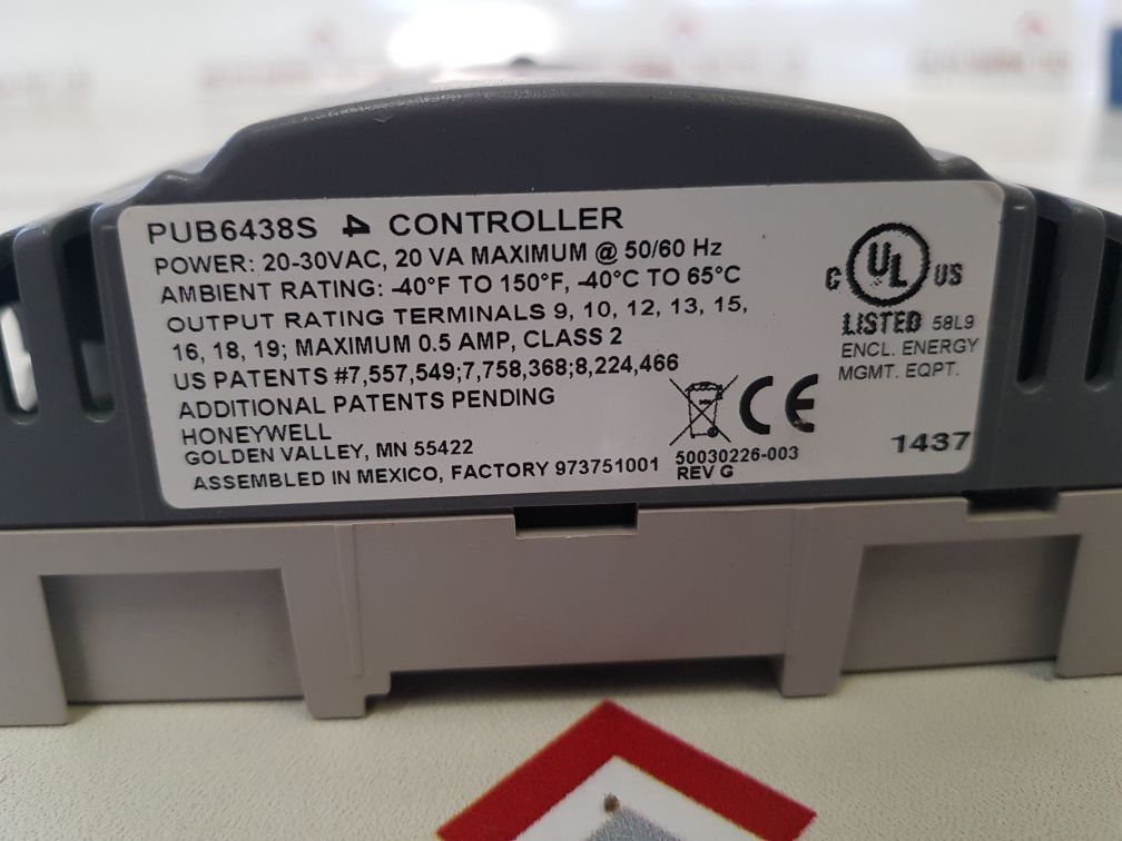Honeywell Pub6438S 4 Controller 50014983-001