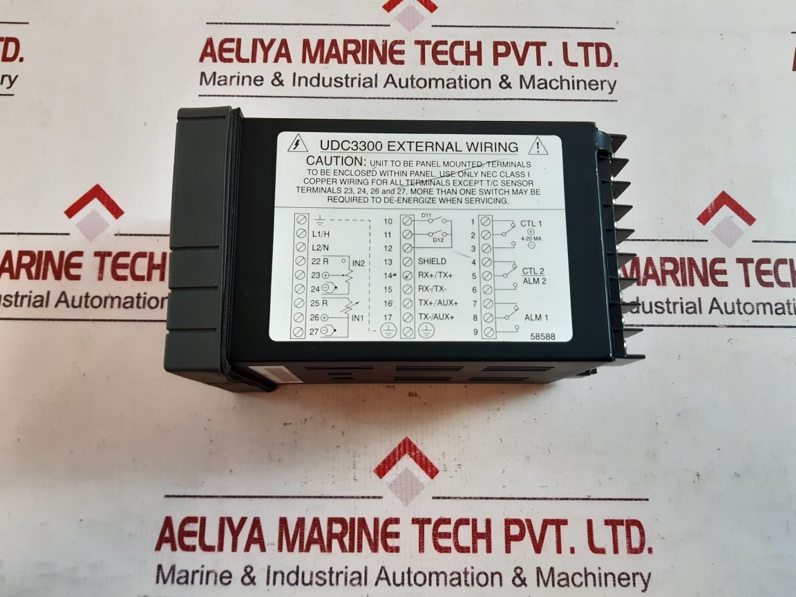 Honeywell udc3300 temperature controller dc330b-ke-000-20-000000-00-0