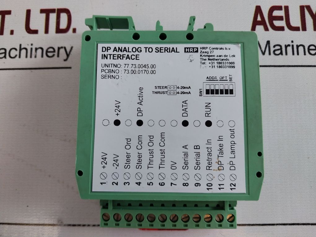 Hrp Controls 77.73.0045.00 Dp Analog To Serial Interface