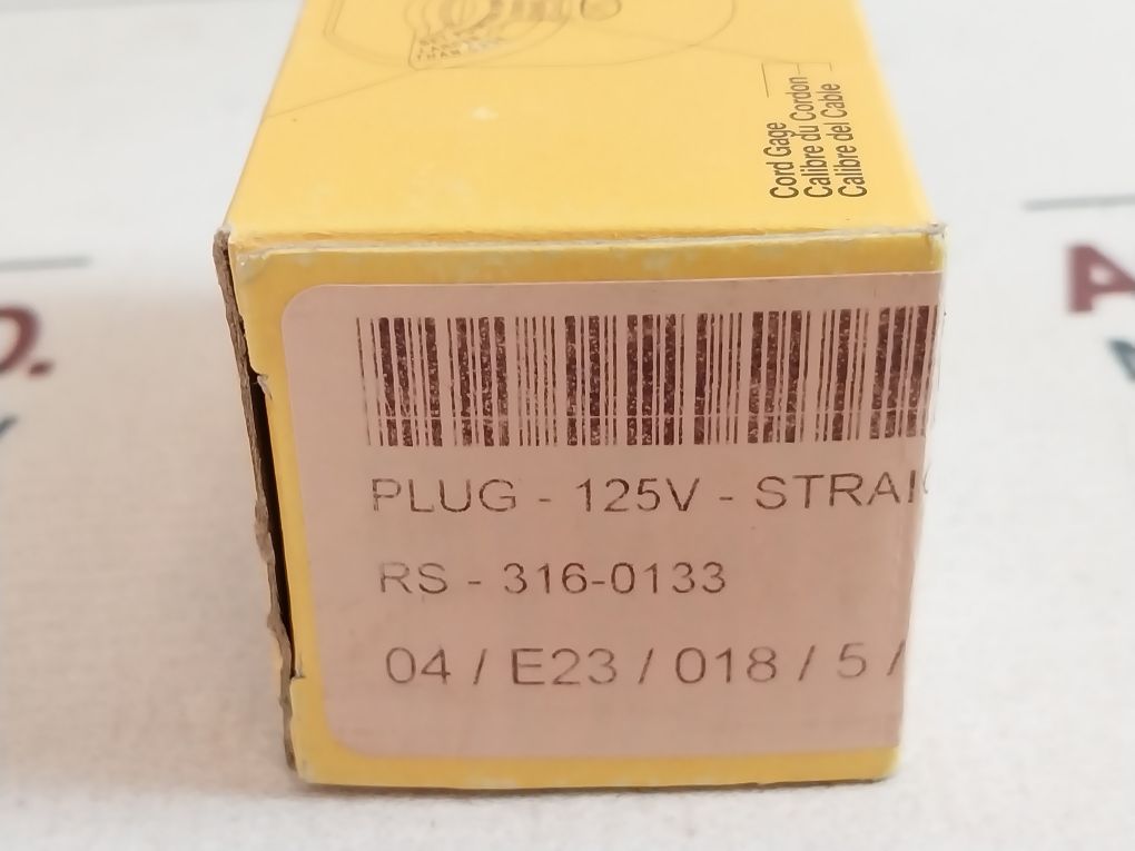 Hubbell Hbl5266C Male Straight Blade Plug 15A 125V