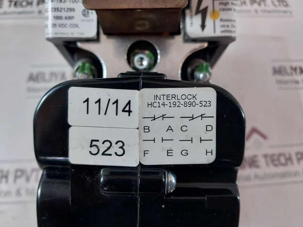 Hubbell Hc14-193-100-582 Definite Purpose Contactor