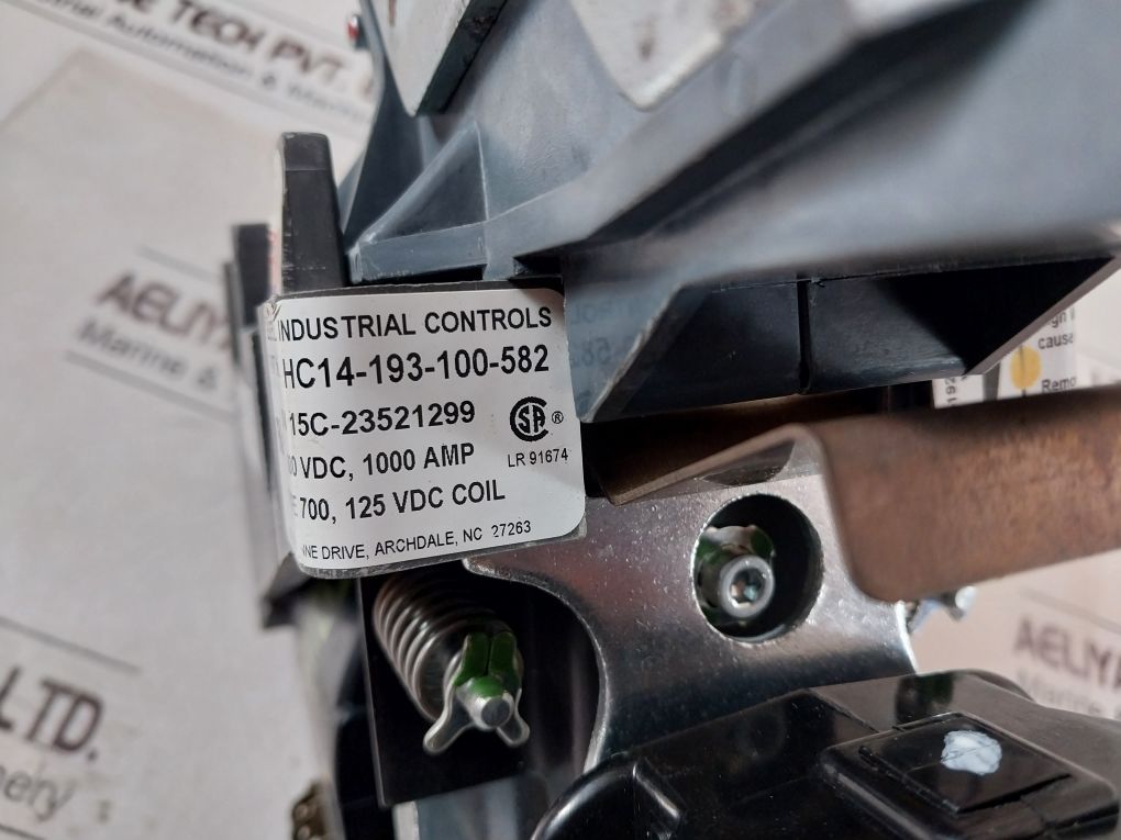 Hubbell Hc14-193-100-582 Definite Purpose Contactor