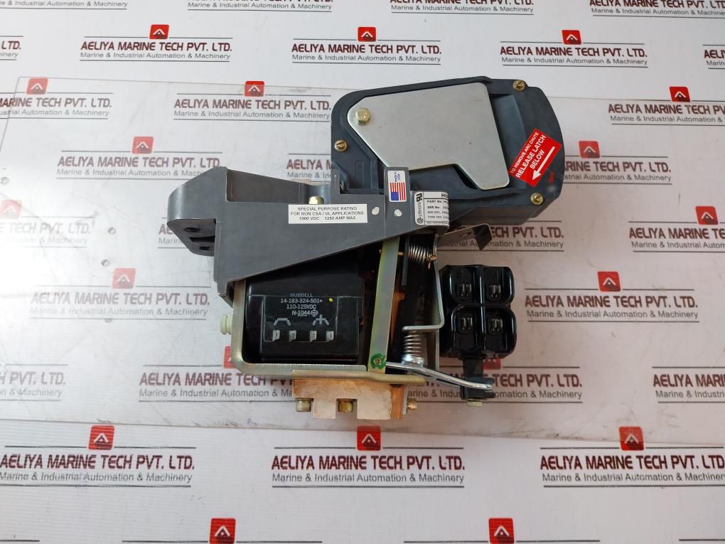 Hubbell Hc14-193-100-583 Dc Contactor 600Vdc 1000 Amp