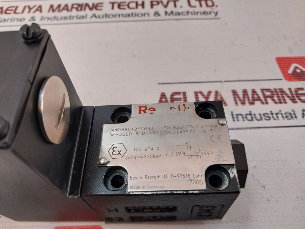 Hydac Gz45-2Xe 3/2 Way Hydraulic Valve 210Bar