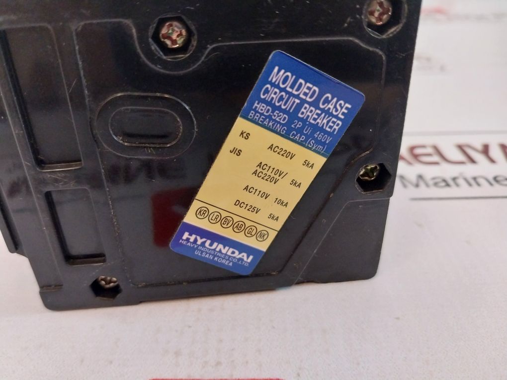 Hyundai Hbd-52D Molded Case Circuit Breaker