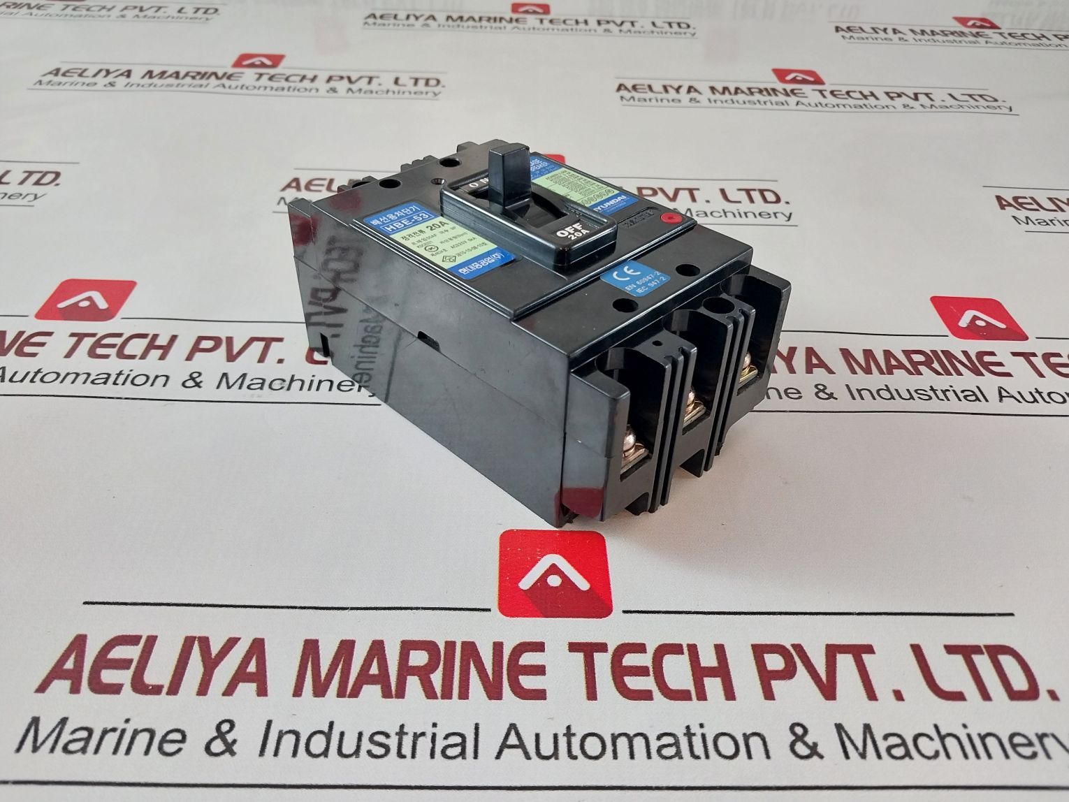 Hyundai Hbe-53 Molded Case Circuit Breaker 20A