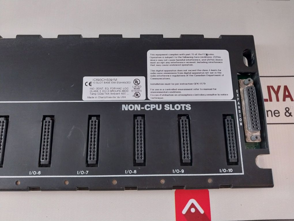 Ge Fanuc Ic693Chs391M 10 Slot Base Emi Enhanced