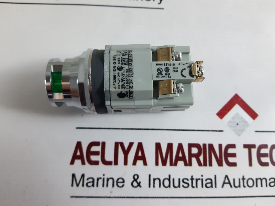 Idec Alfd29911Dn-g-24V Pushbutton Switch