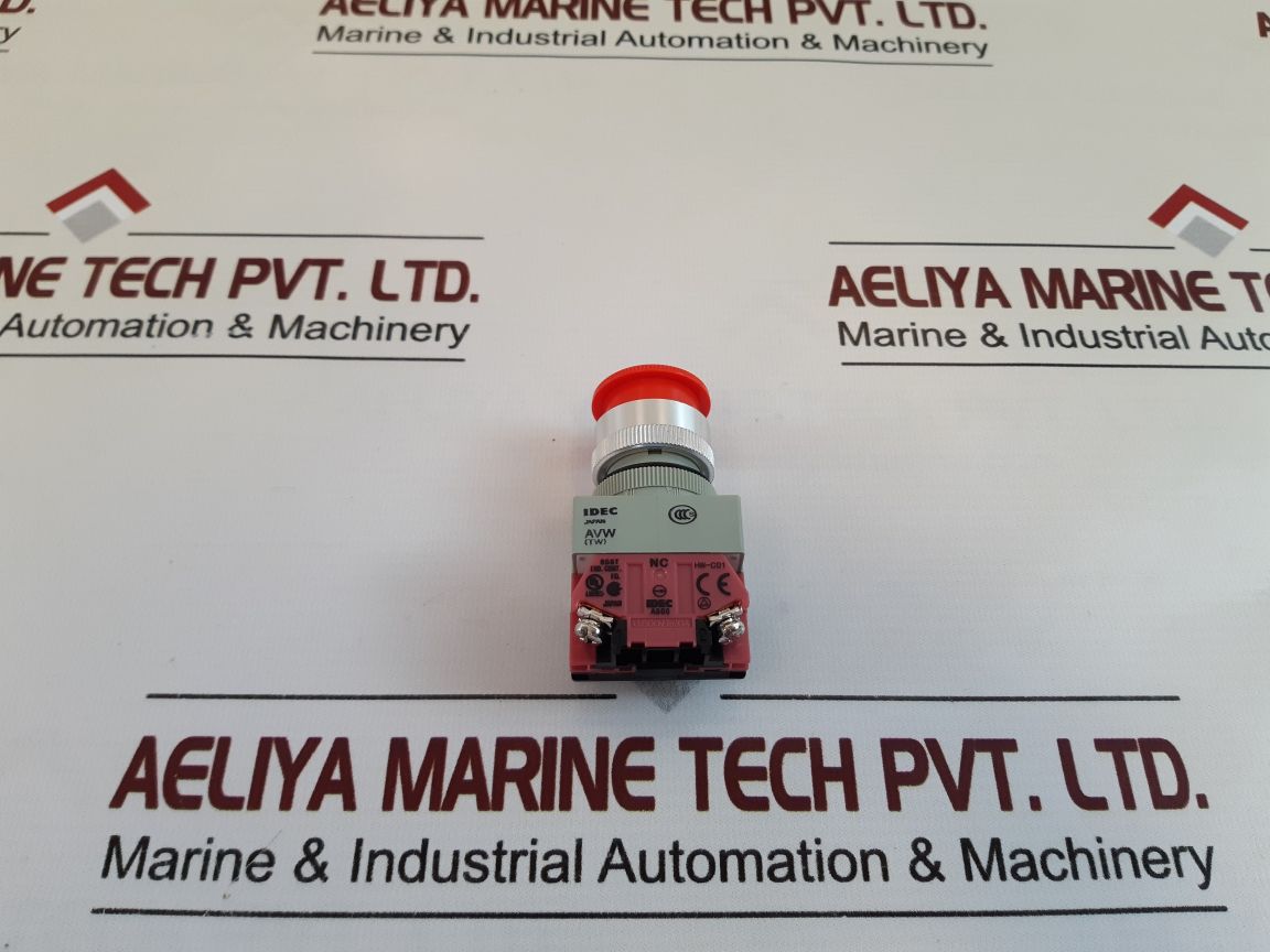 Idec Avw Red Pushbutton