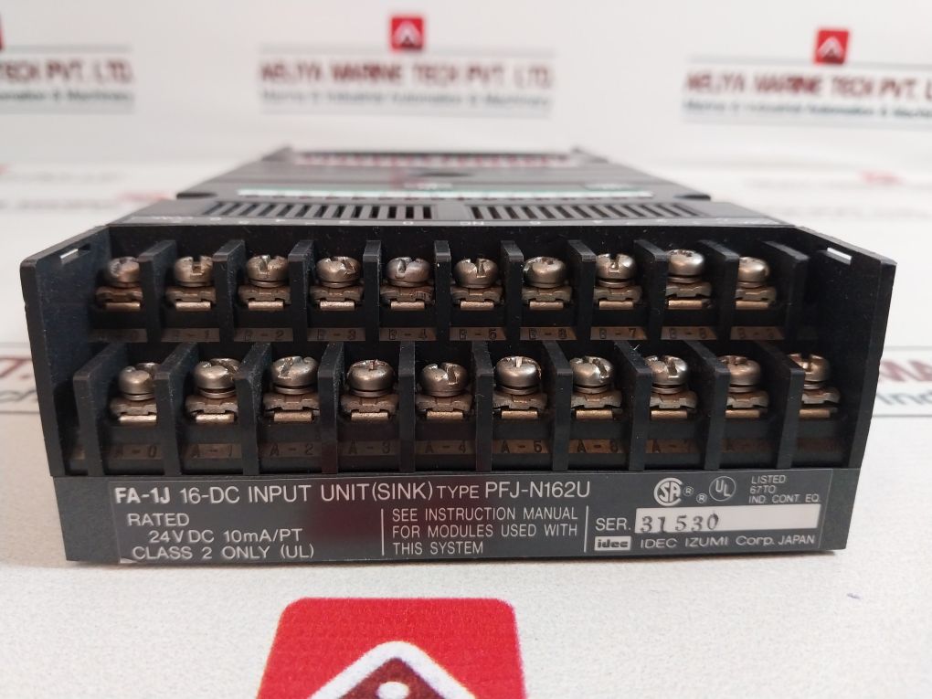 Idec Izumi Pfj-n162U Input Module 24Vdc 10Ma/Pt
