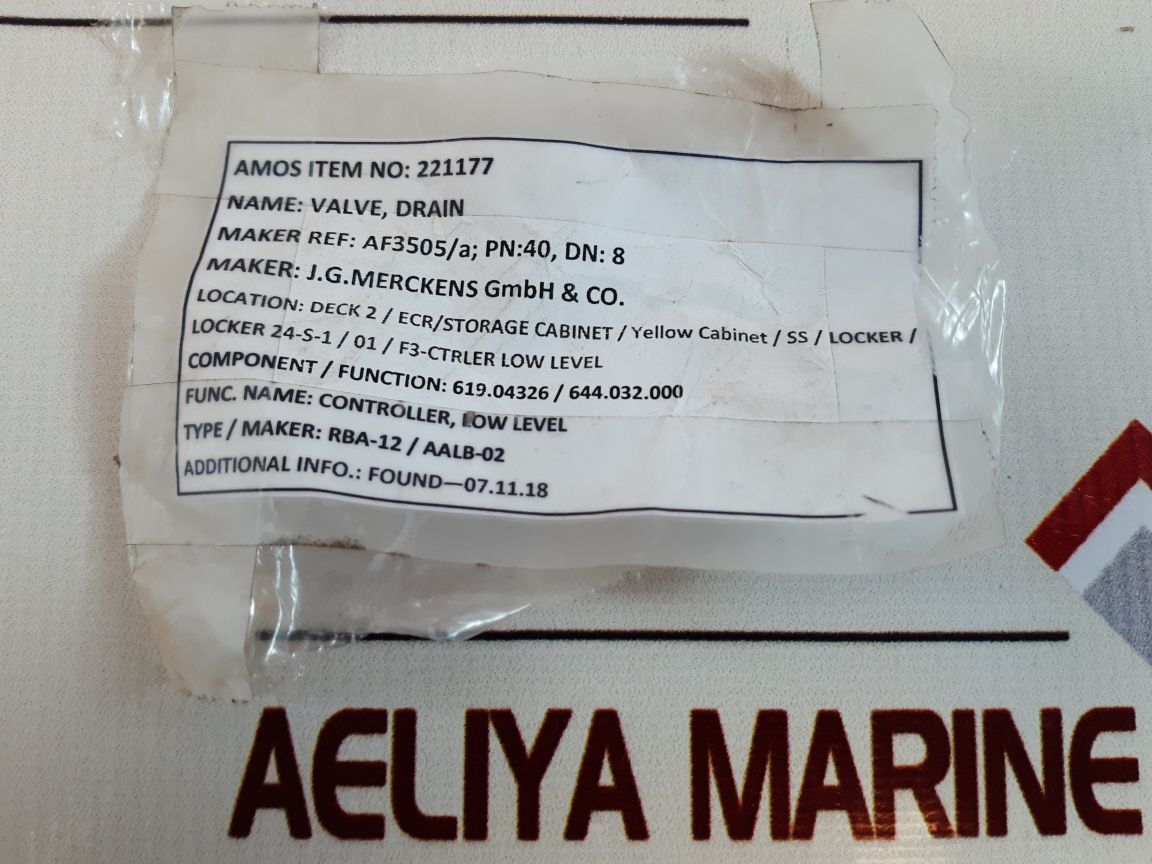Igema C22.8 Pn40 Dn8 Drain Valve