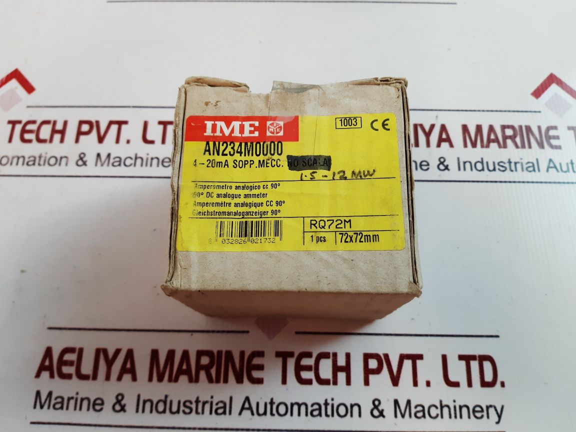 Ime An234M0000 Mw Meter 0-12 Mw