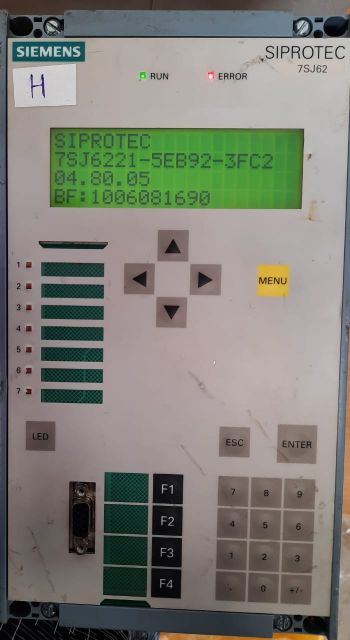 Siemens siprotec 7sj6221-5eb92-3fc2 overcurrent protection relay