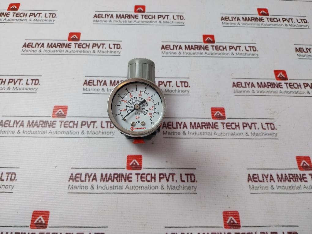Imi Norgren V72G-2Ak-nmg Pressur Relief Valve Gauge 0.3-10 Bar