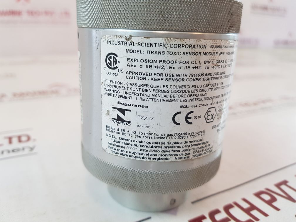 Industrial Scientific 7702-6094 Enclosure Smart Sensor