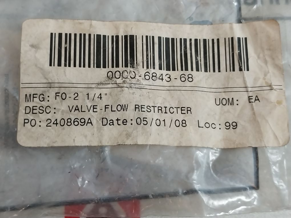 Ingersoll Rand F0-2 1/4" Flow Control Valve
