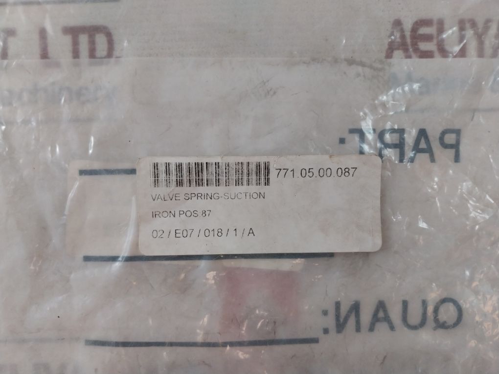 Lot Of 8X Iron Valve Spring Suction 771.05.00.087