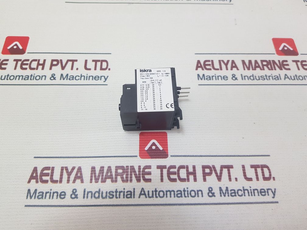 Iskra Br6-1.9 Thermal Module/Overload Relay