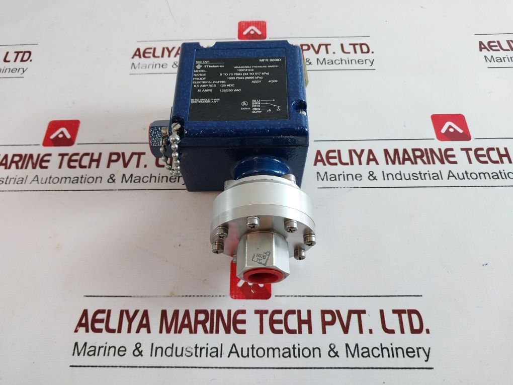 Itt Neo-dyn Mfr 98087 Adjustable Pressure Switch 100P41C3