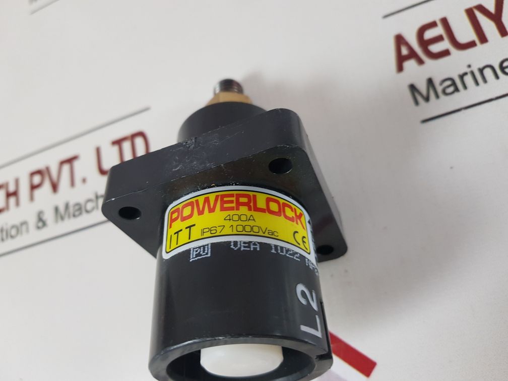 Itt Nps-2-bk-t4 Powerlock Black Panel Mount Industrial Power Plug