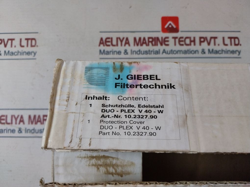 J.Giebel Filtertechnik 10.2327.90 Protection Cover
