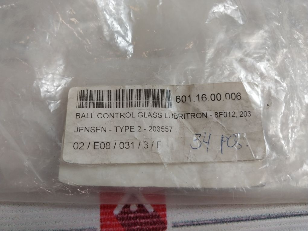 Jensen 8F012 Ball Control Glass Lubritron