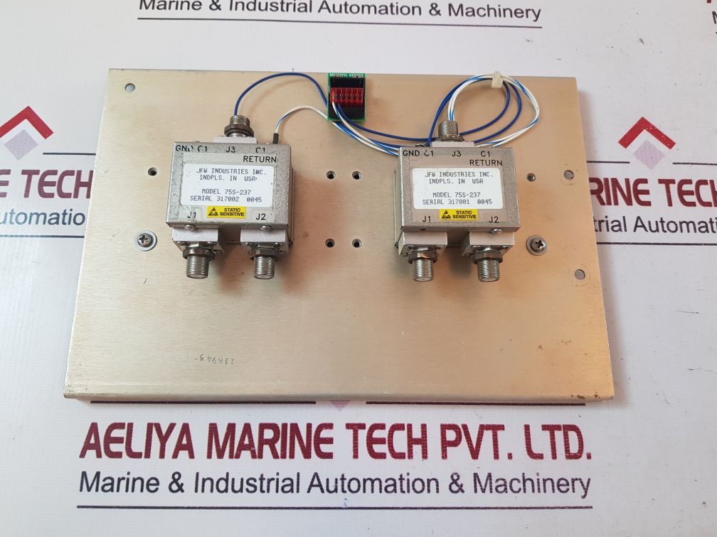 Jfm industries 75s-237 electro mechanical rf switch