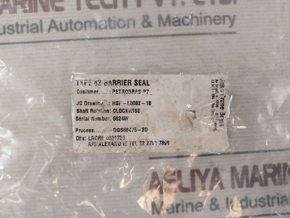 John Crane Hsp-50082-1-b Barrier Seal