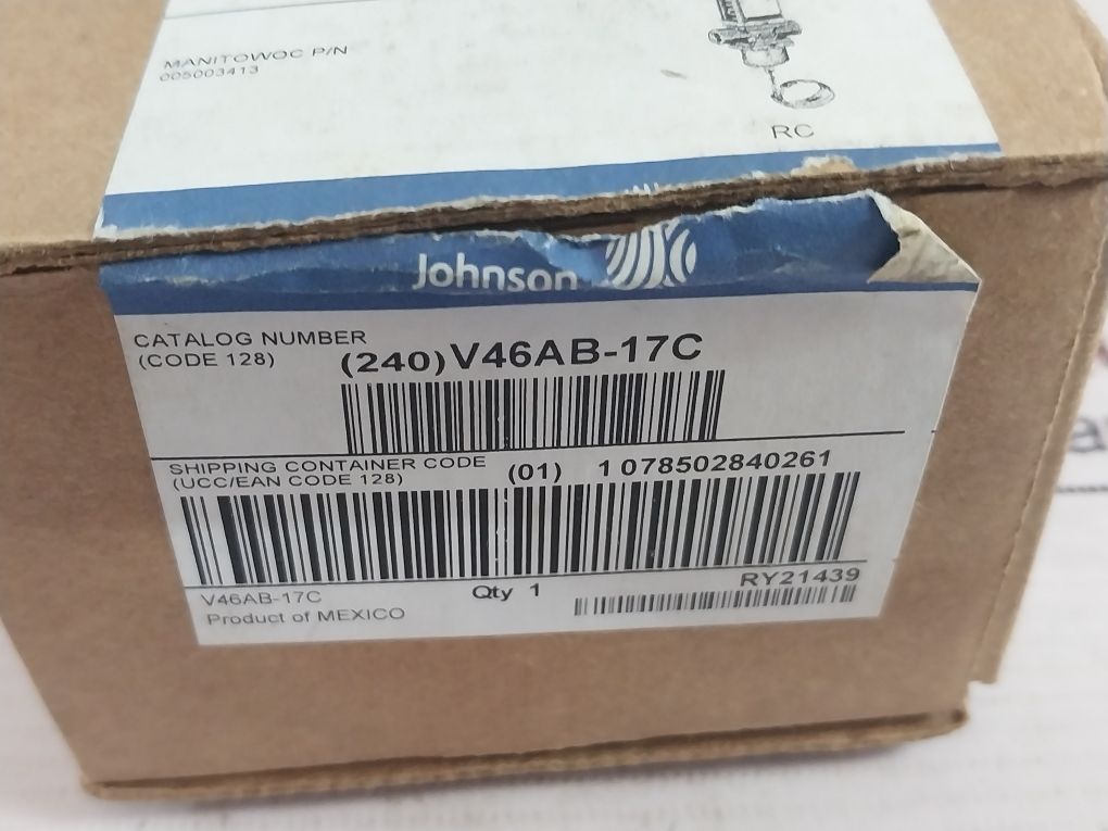 Johnson Controls V46Ab-17 Water Regulator Valve