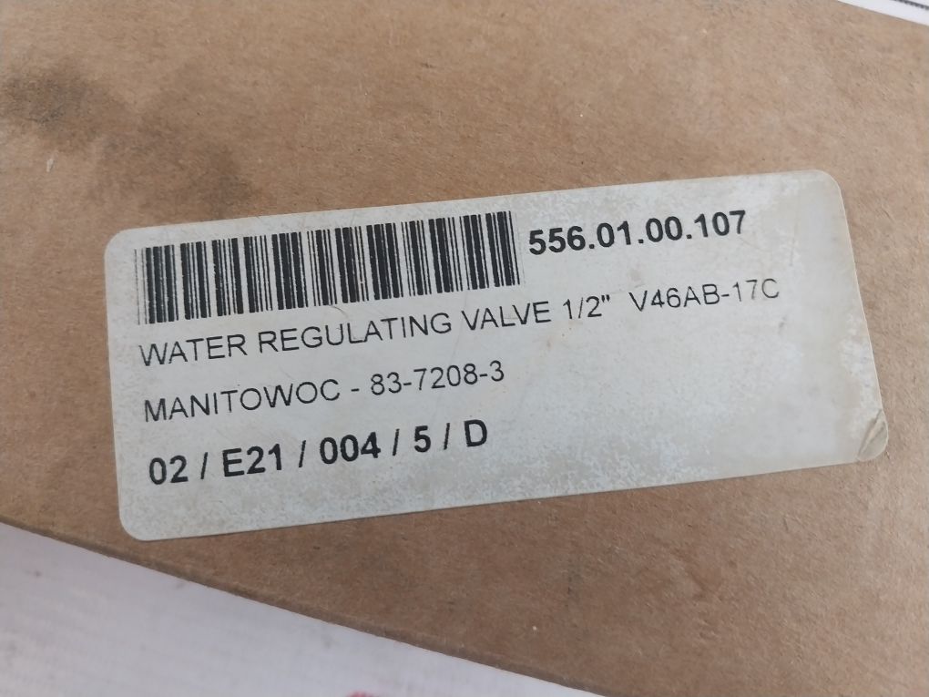 Johnson Controls V46Ab-17 Water Regulating Valve 1/2" V46Ab-17C