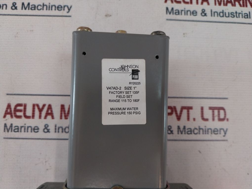 Johnson Controls V47Ad-2 Temperature Actuated Water Valve 115 To 180F
