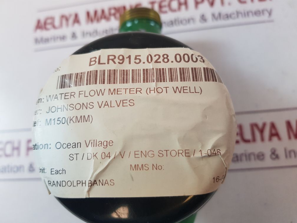 Johnsons valves m150 (kmm) water flow meter