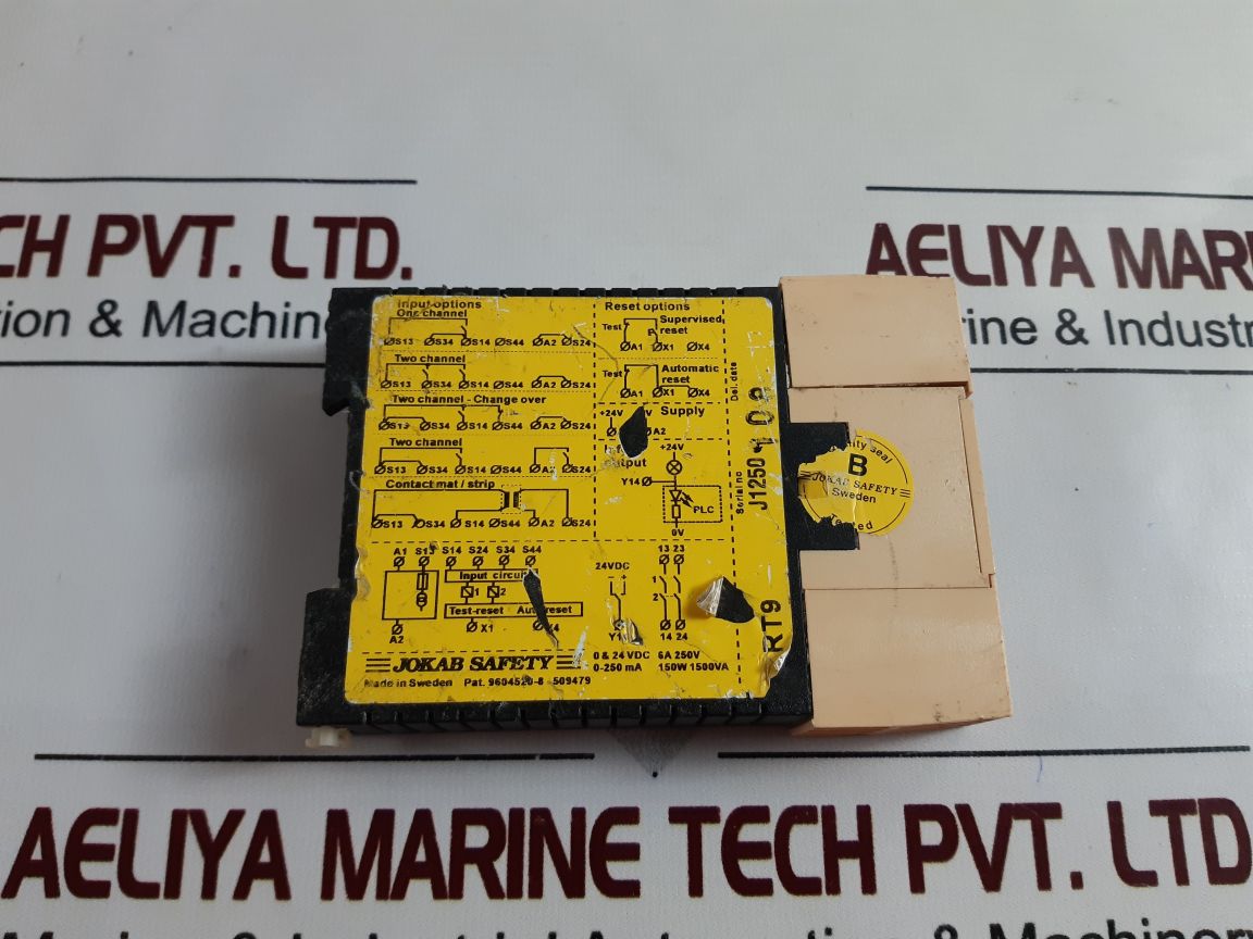 Jokab Rt9 Safety Relay 24Vdc