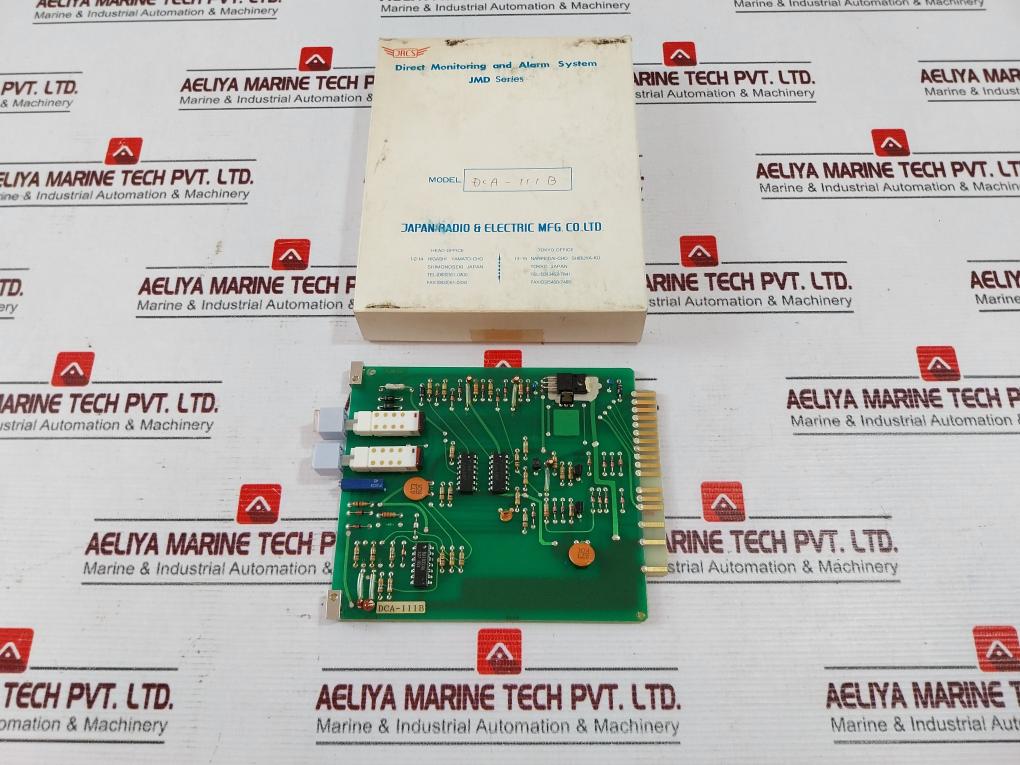 Jrcs Dca-111B Direct Monitoring And Alarm System Board 05J