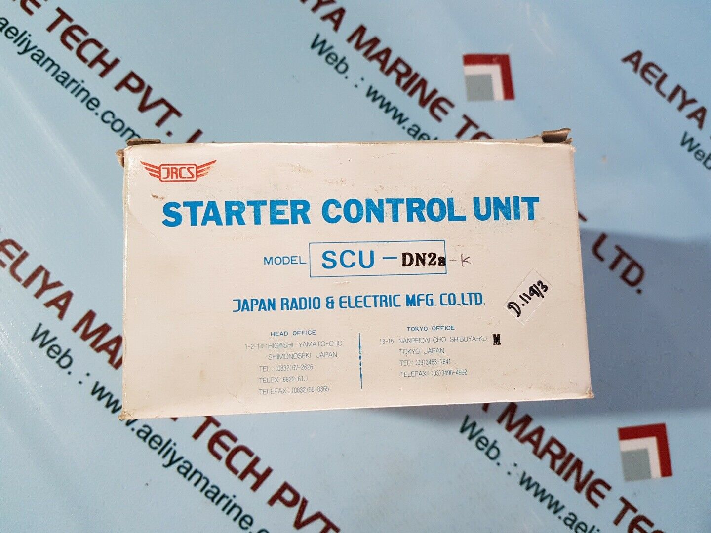 Jrcs Scu-dn2A-k Starter Control Unit 4X12N