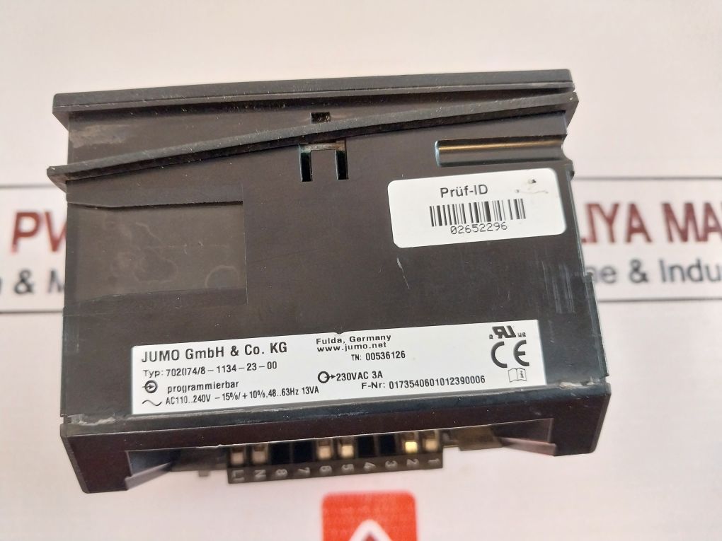 Jumo 702074/8-1134-23-00 Temperature Controller 230Vac