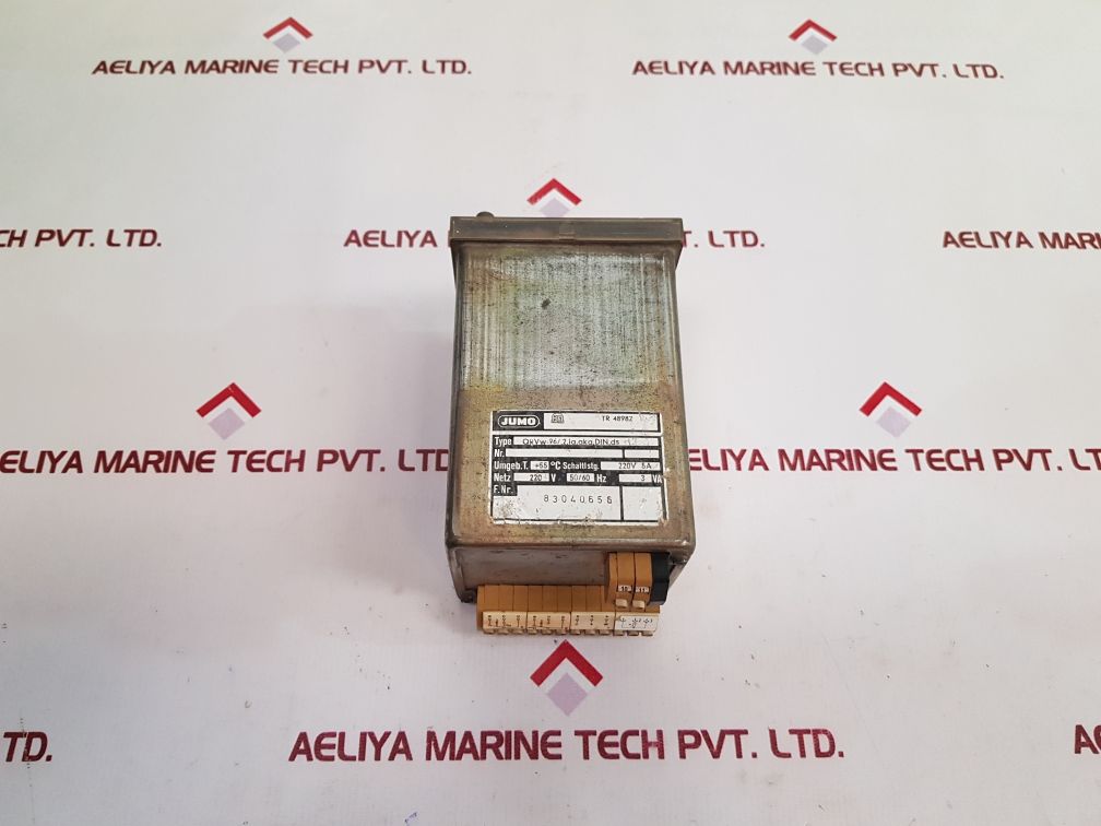 Jumo Temperature Controller Qrvw-96/ ,2, Ia, Aka, Din,Ds Dl