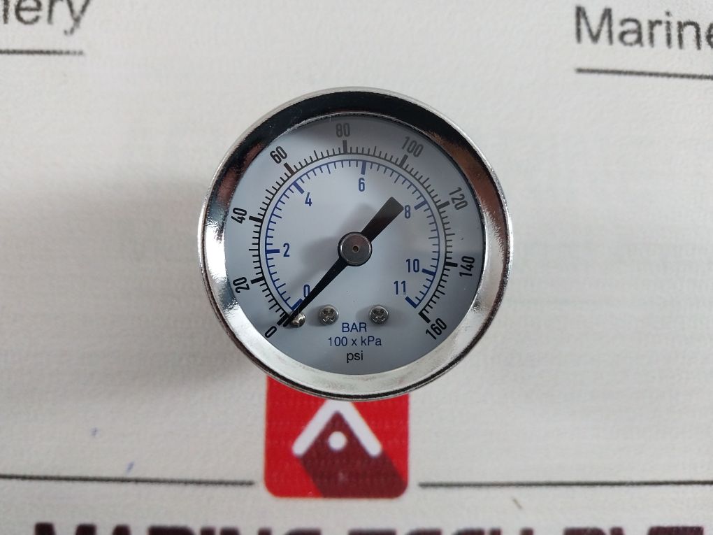 Parker K4515N14160 Pressure Gauge 0-160 Psi