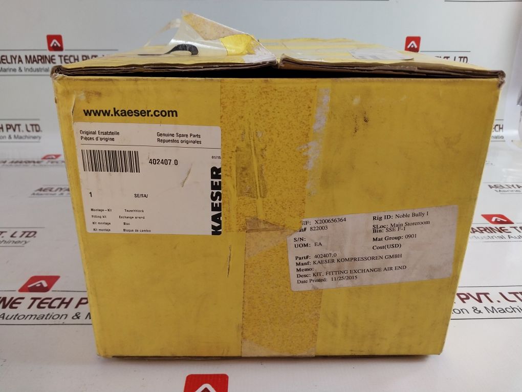 Kaeser 6.3465.0 B1 Oil-filter Fitting Kit