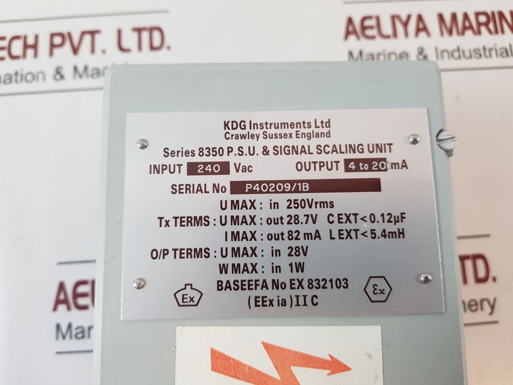Kdg Instruments Series 8350 P.S.U. & Signal Scaling Unit