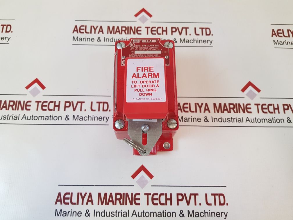 Killark Hubbell Xal-53 Fire Alarm Station With Pull Ring