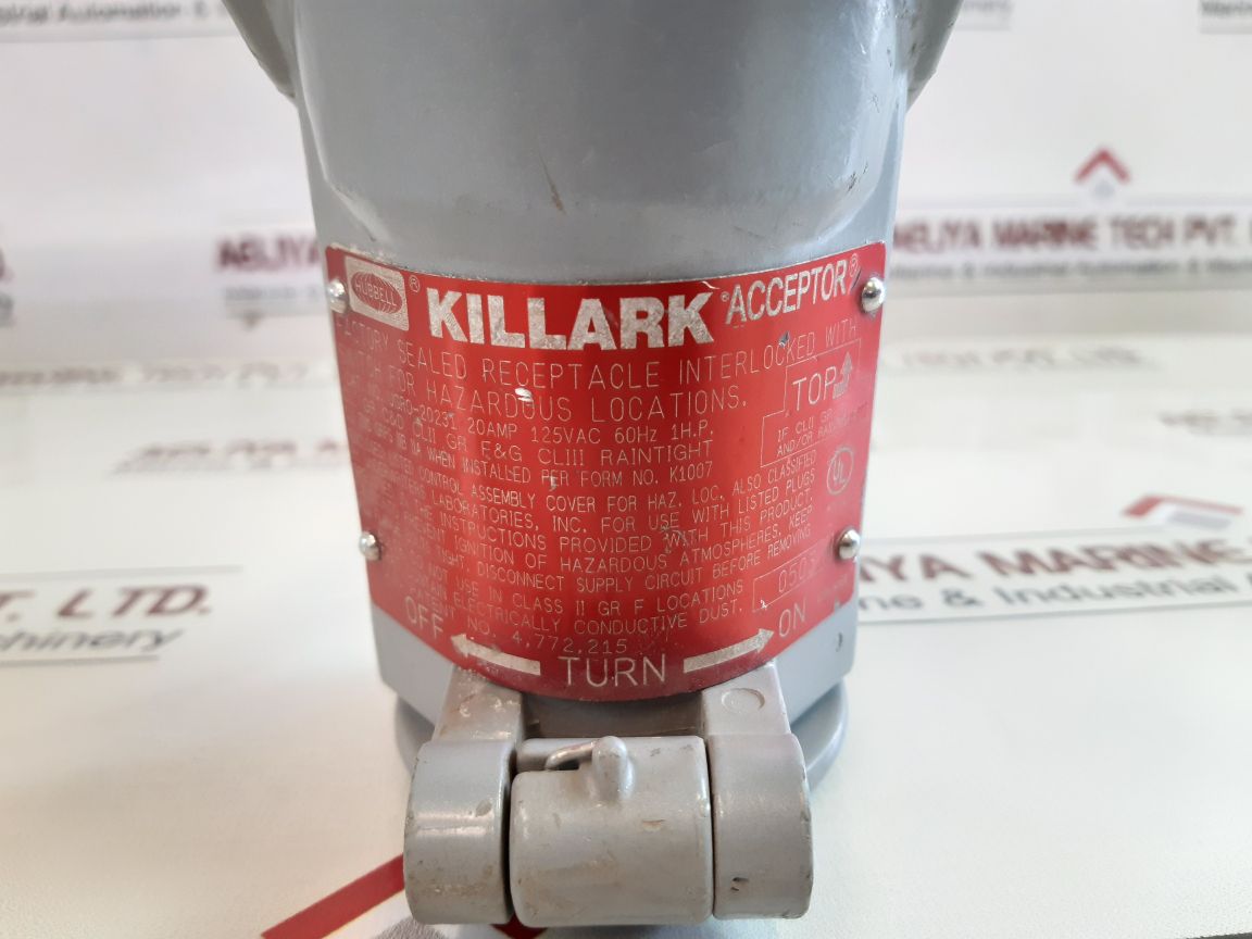 Killark Ugro-20231 Receptacle Interlocked With Switch