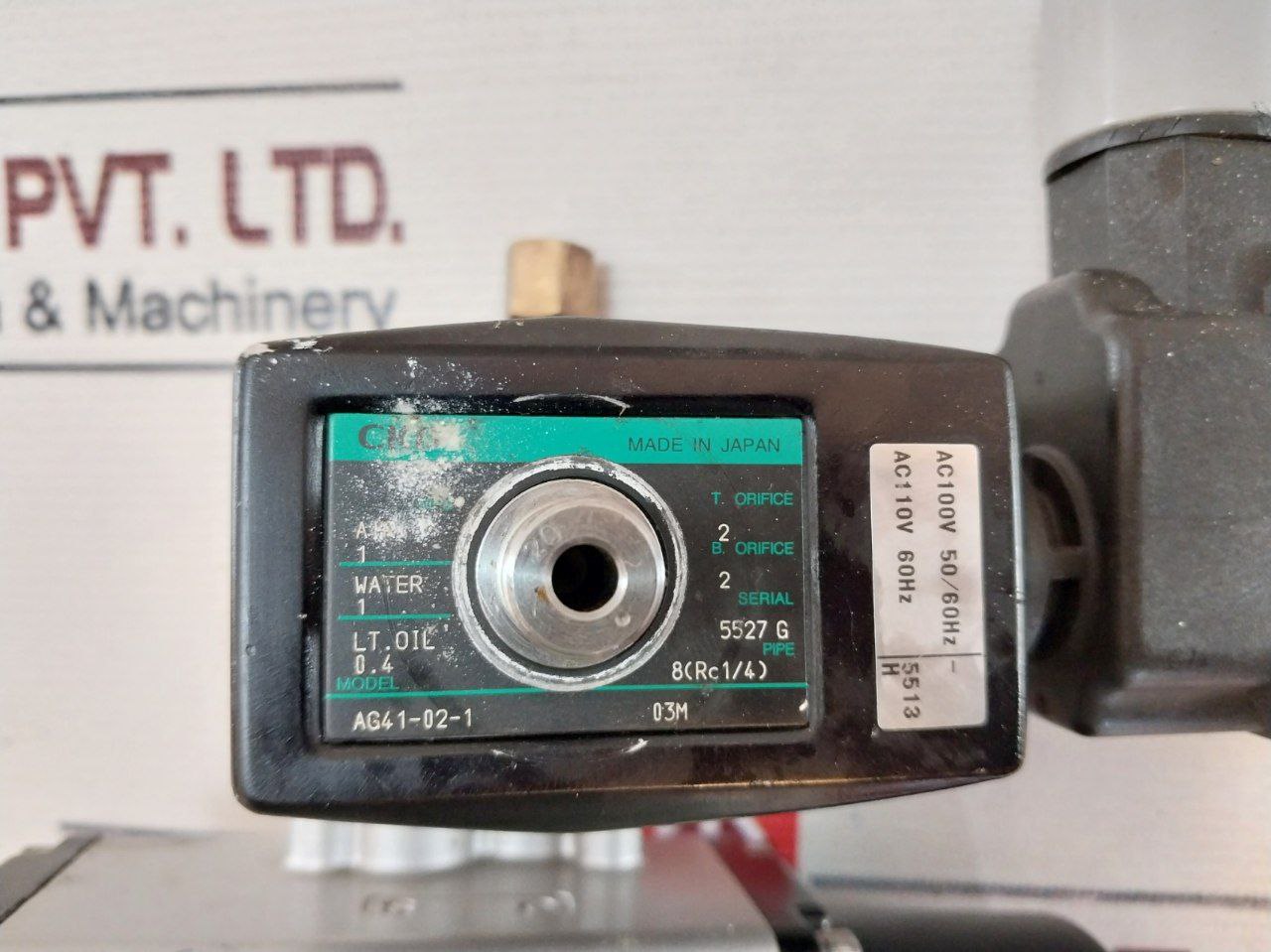 Kitz Cs-2 Pneumatic Actuator Valve Ag41-02-1