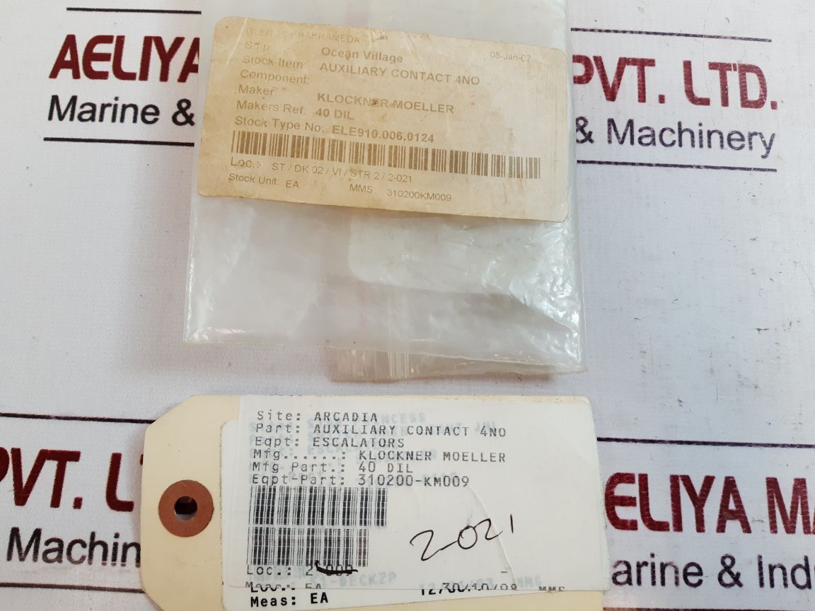 Klockner-moeller 40 Dil contact block