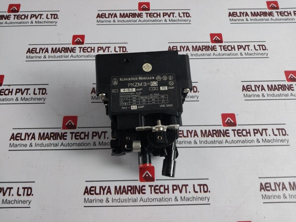 Klockner-moeller Pkzm 3-6,3 Motor Starter 70Amp