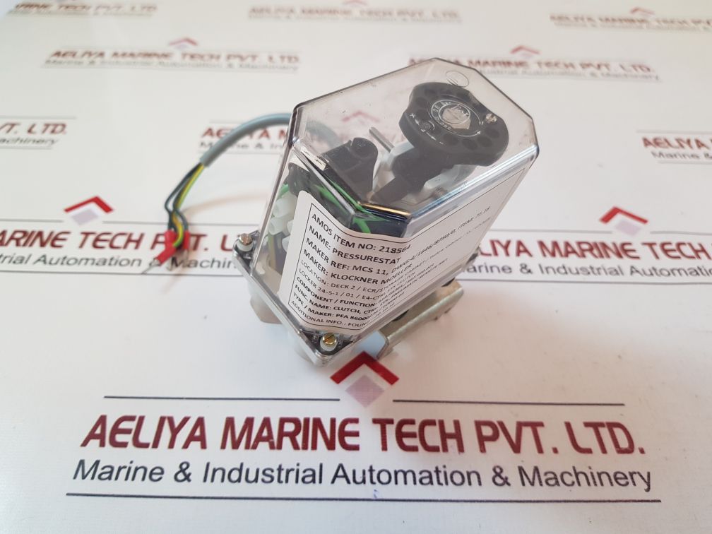 Klockner Moeller Mcs11 Pressure Switch
