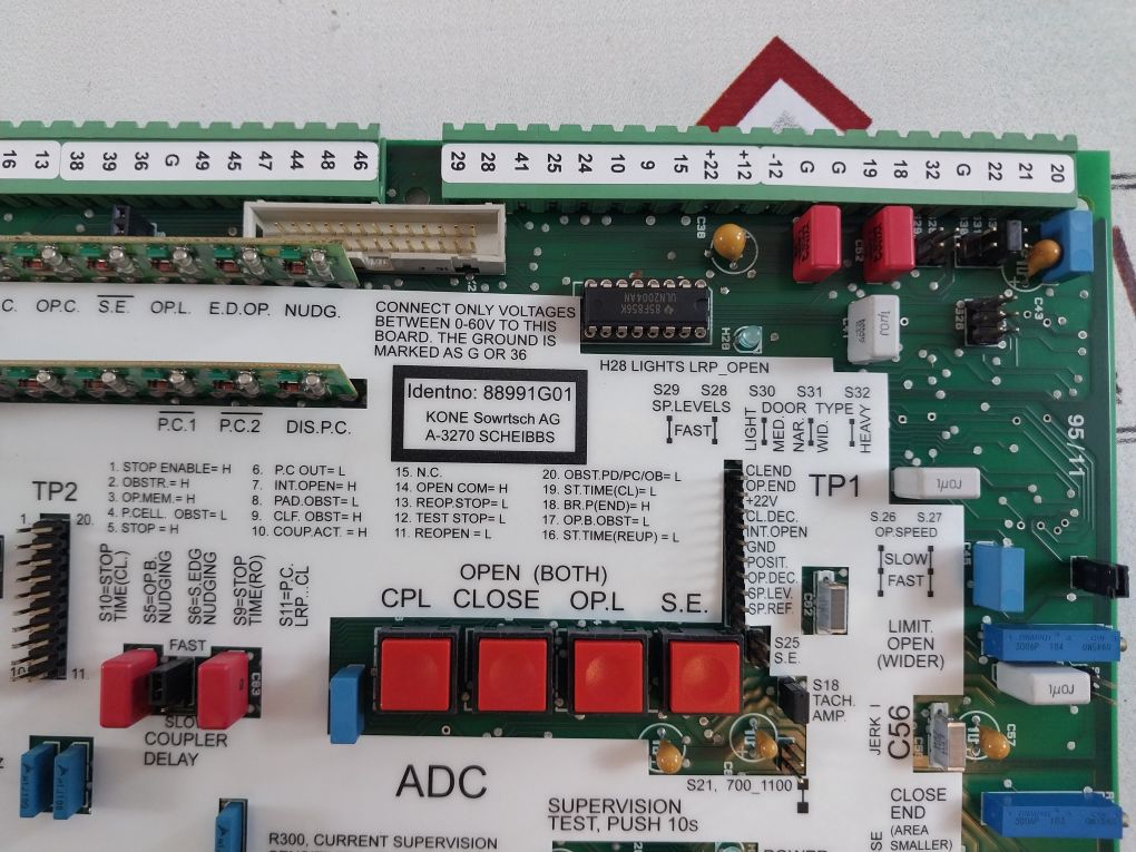 Kone 88991G01 Pcb Card 376410 H07